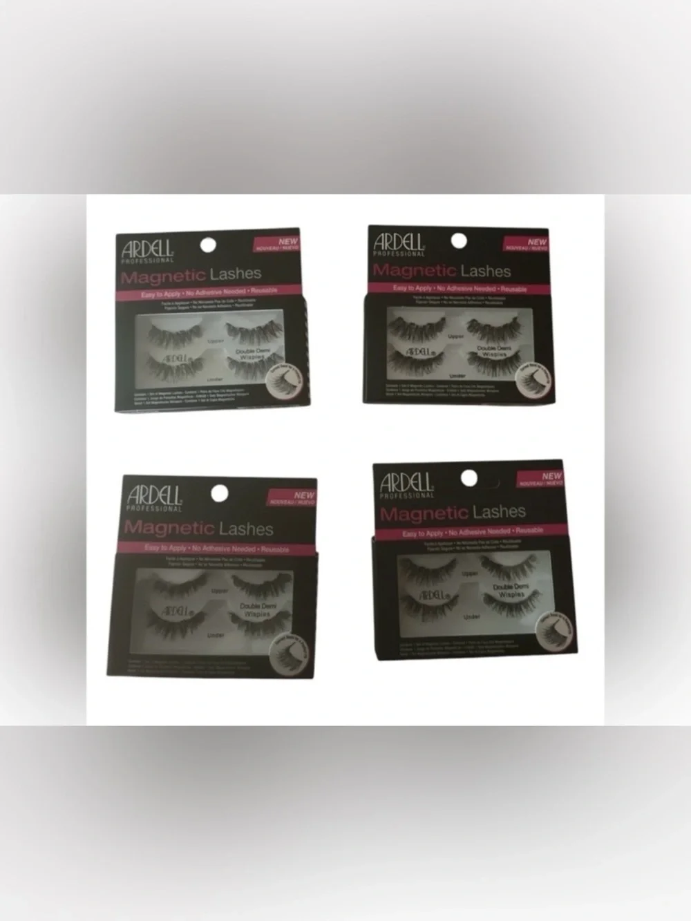 🔥 8 Bundle Deal! Ardell Magnetic Lashes Double Demi Wispies  – $25